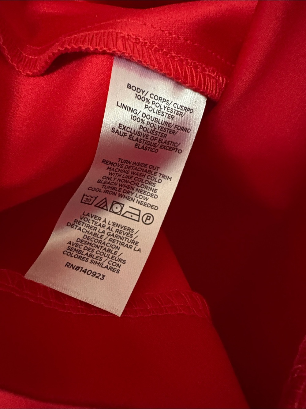 LOFT Red Bow-Front Spaghetti Strap Top - Picture 5 of 5